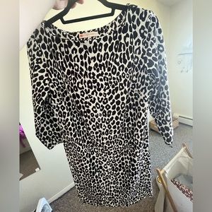 Leopard print dress